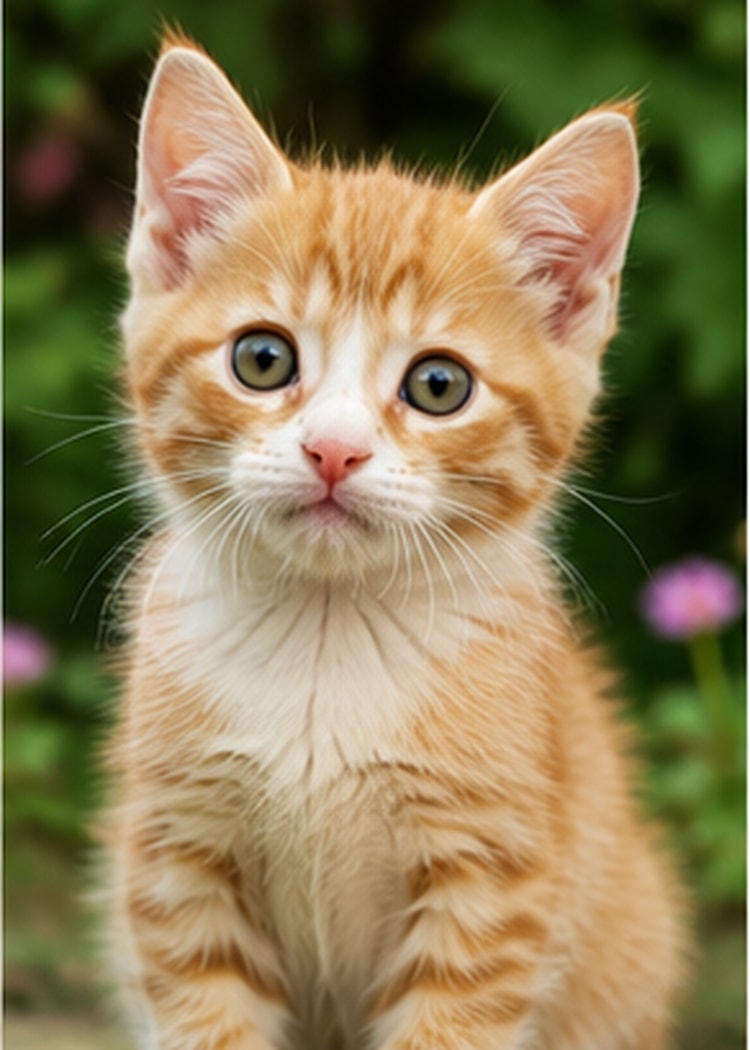 Orange kitten