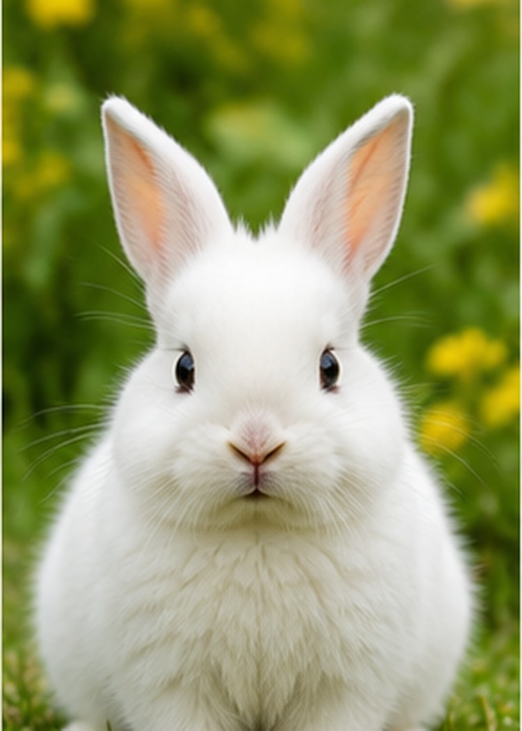 White bunny