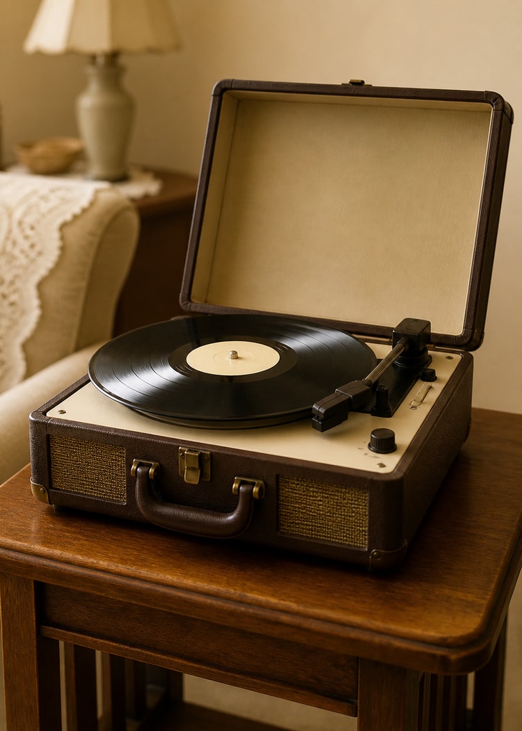 Portable record player
