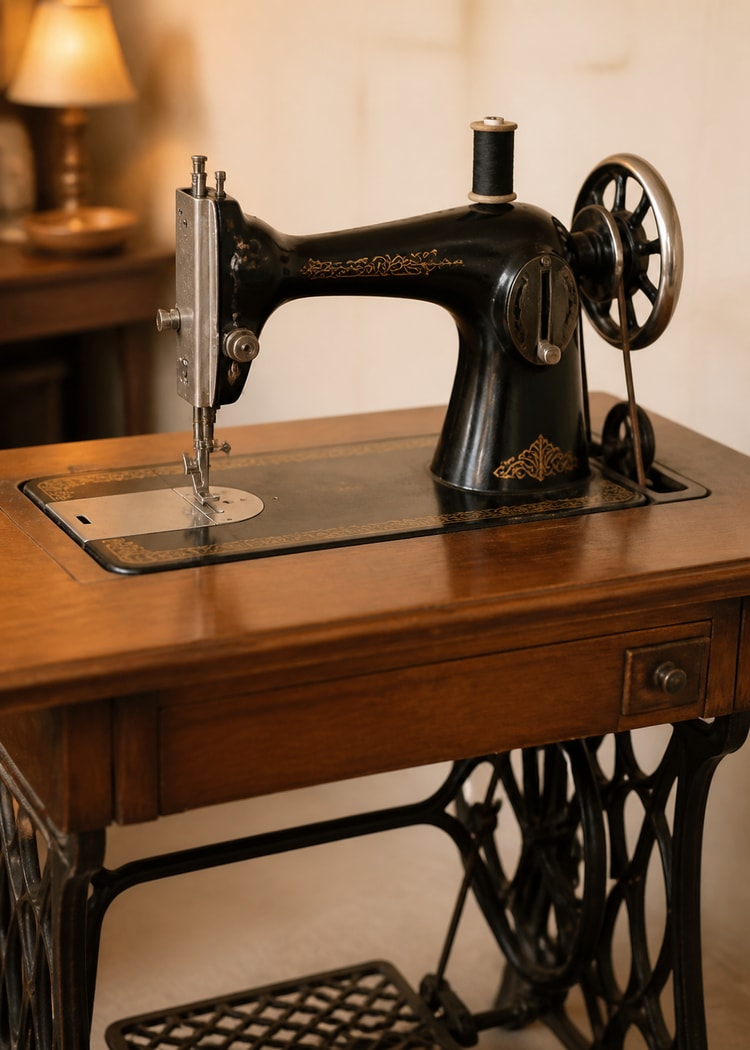 Treadle sewing machine